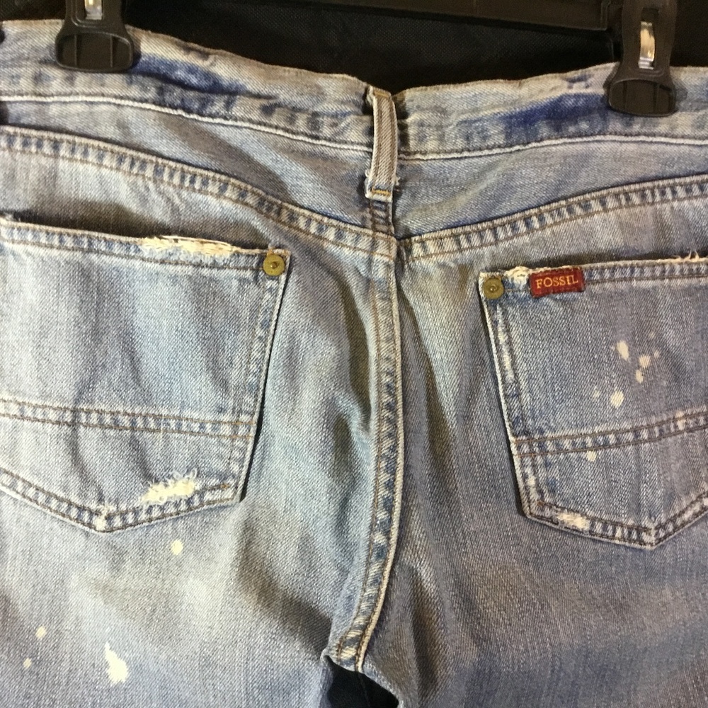 🖤Fossil Starfire Blue Issue Jeans Size 4 Short - Picture 1 of 6